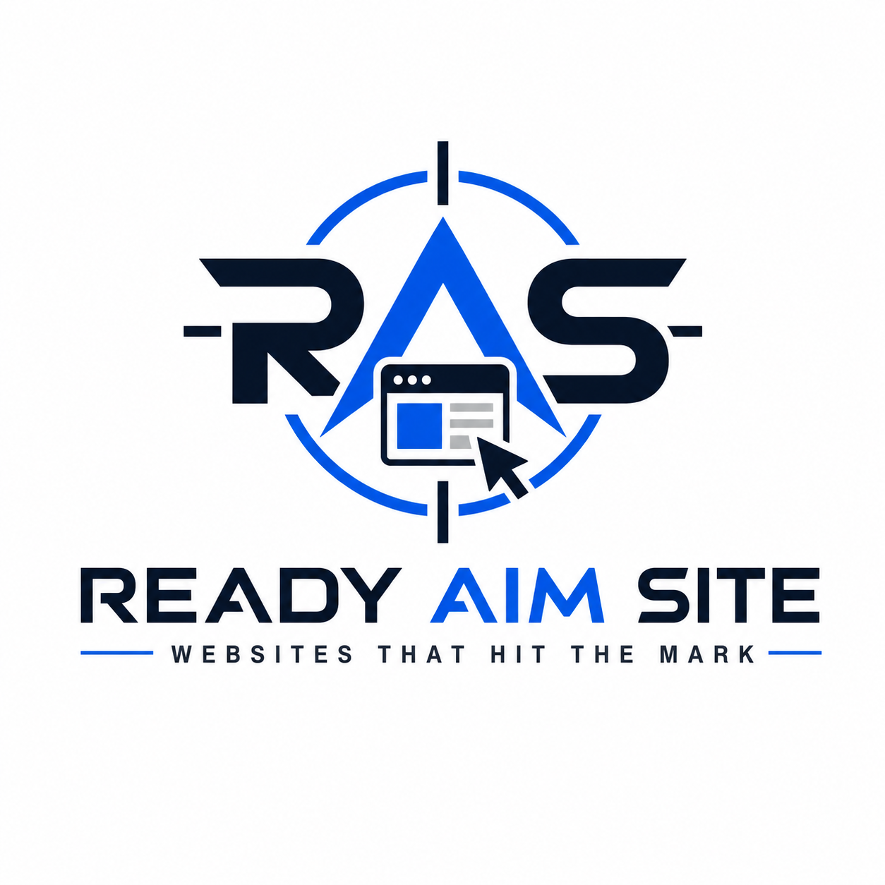 Ready Aim Site logo